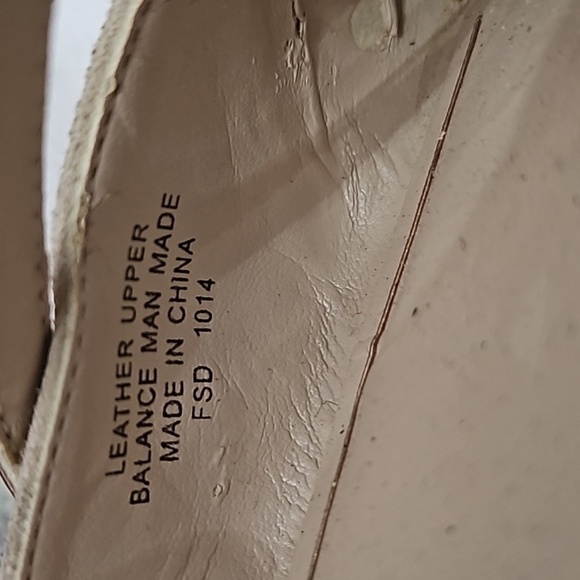 Enzo Angiolini Carmel & Rose Gold Leather Upper Ballet Flats Size 9.5 M - Picture 8 of 12